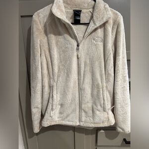Women's Cream Fleece Jacket